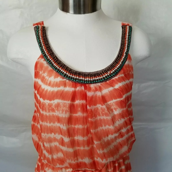 Three Pink Hearts Dress; size Large - Picture 2 of 5